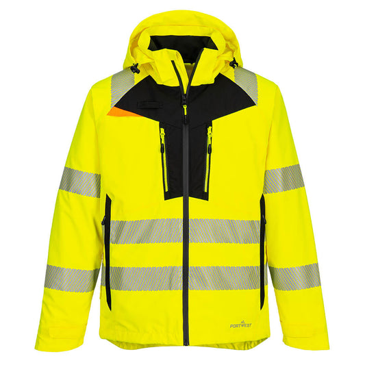 PORTWEST® HI VIS SHELL RAIN JACKET DX462