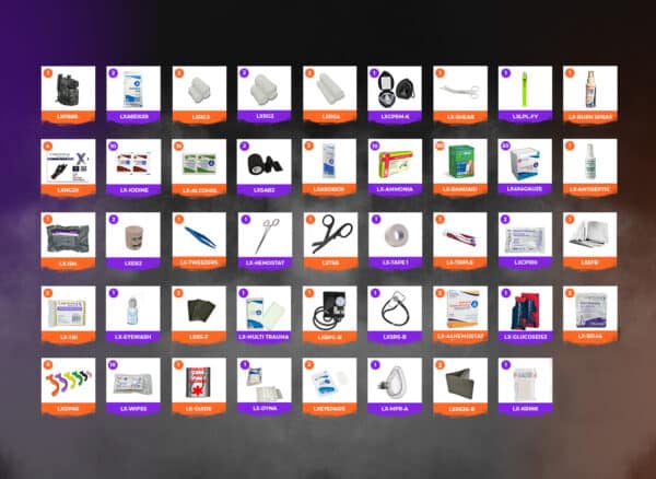 TACTICAL ASSULRT BACKPACK W/TRAUMA BLEEDING FILL KIT PB89-SKM