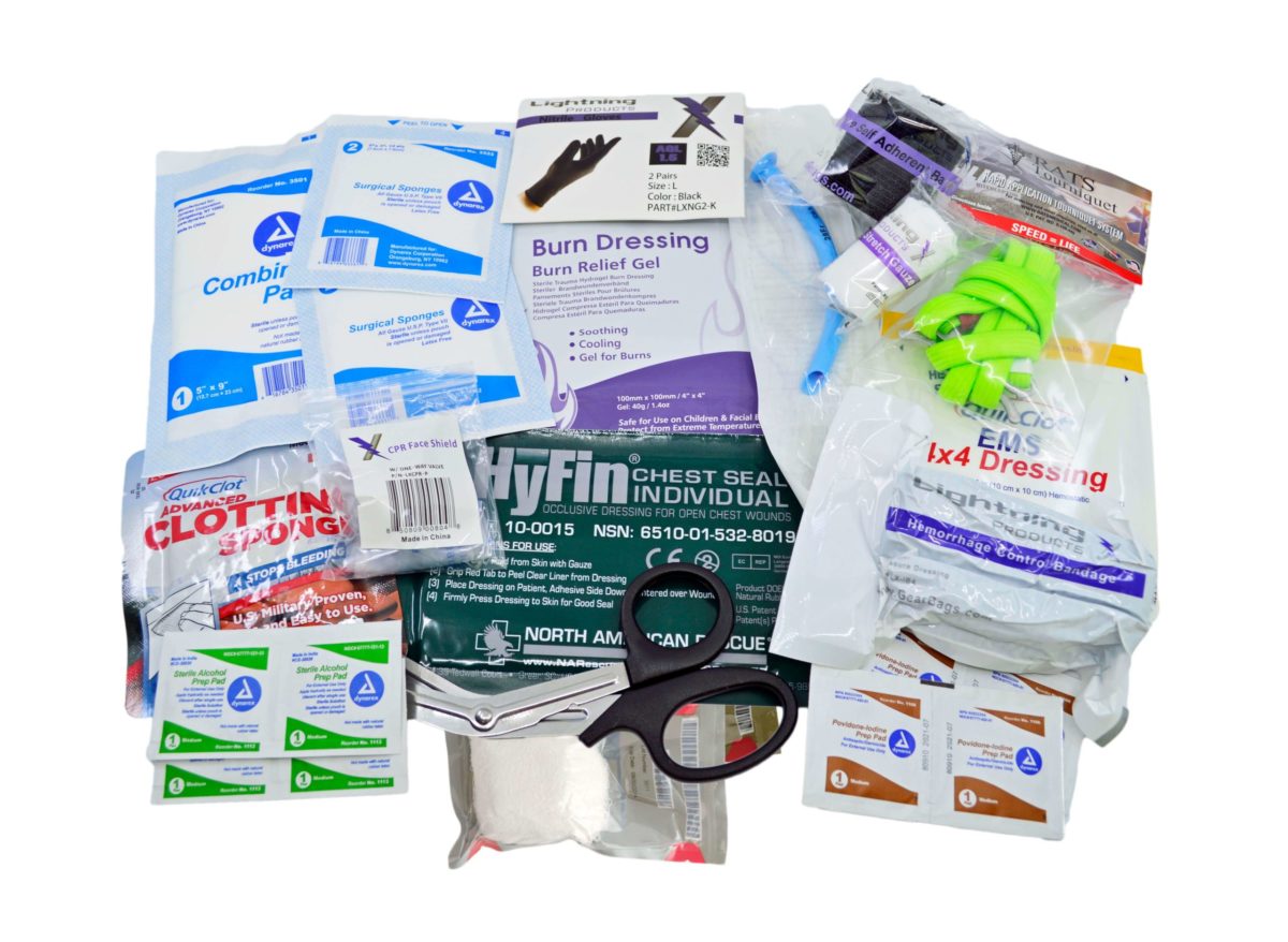 Medical Supply Kit for Gunshot/Hemorrhage Trauma IFAK Kit LXSMK-H