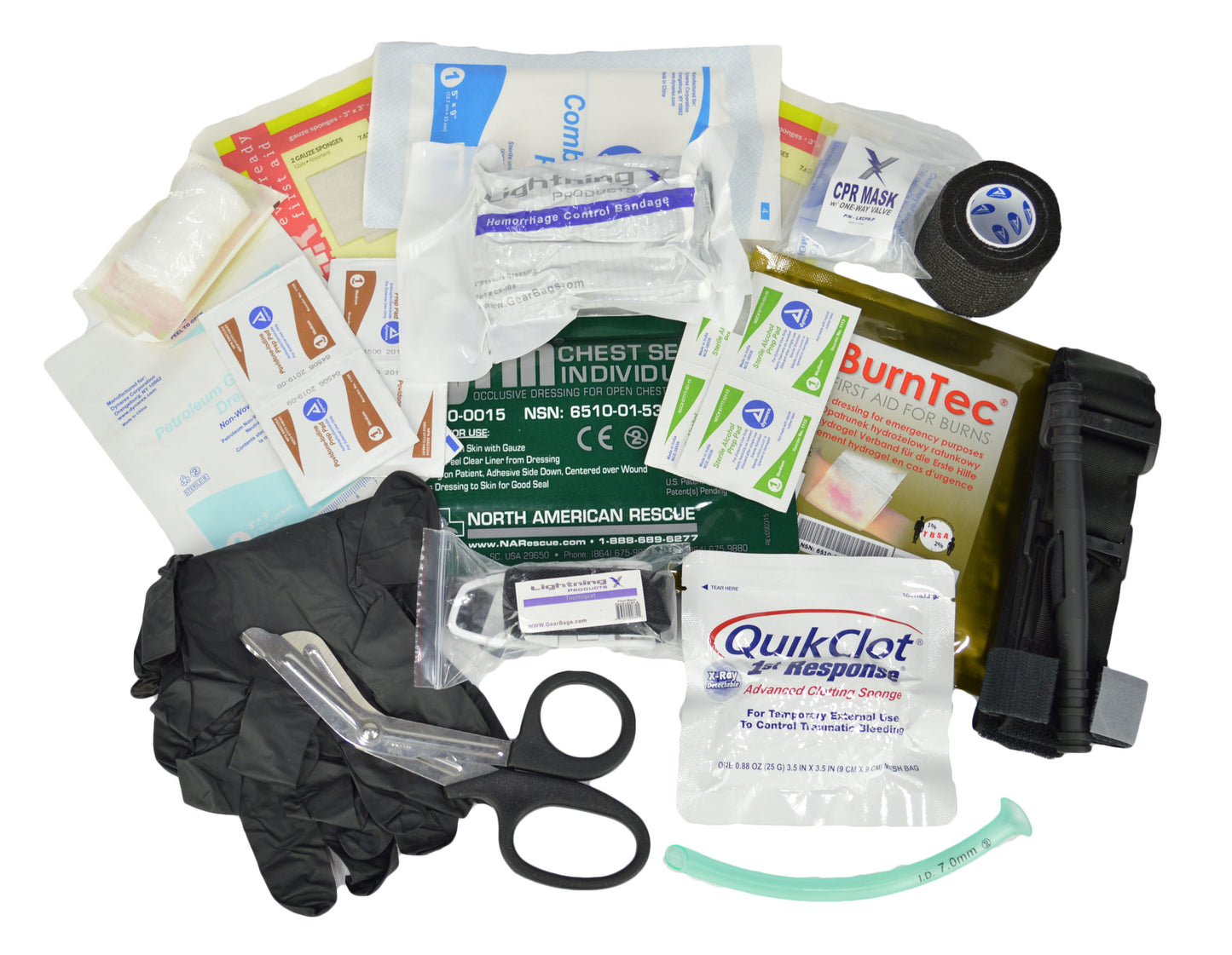 Premium Gunshot/Trauma Tactical IFAK Fill Kit
