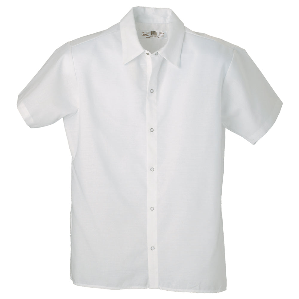 Cook Shirt White No Pocket KSN