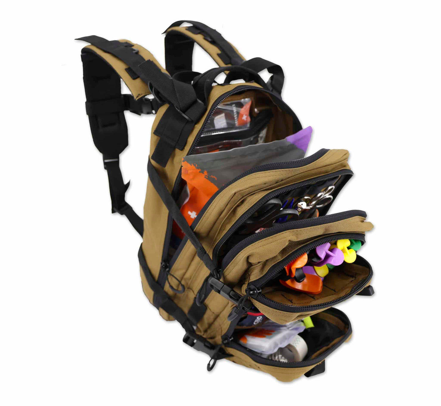 TACTICAL ASSULRT BACKPACK W/TRAUMA BLEEDING FILL KIT PB89-SKM