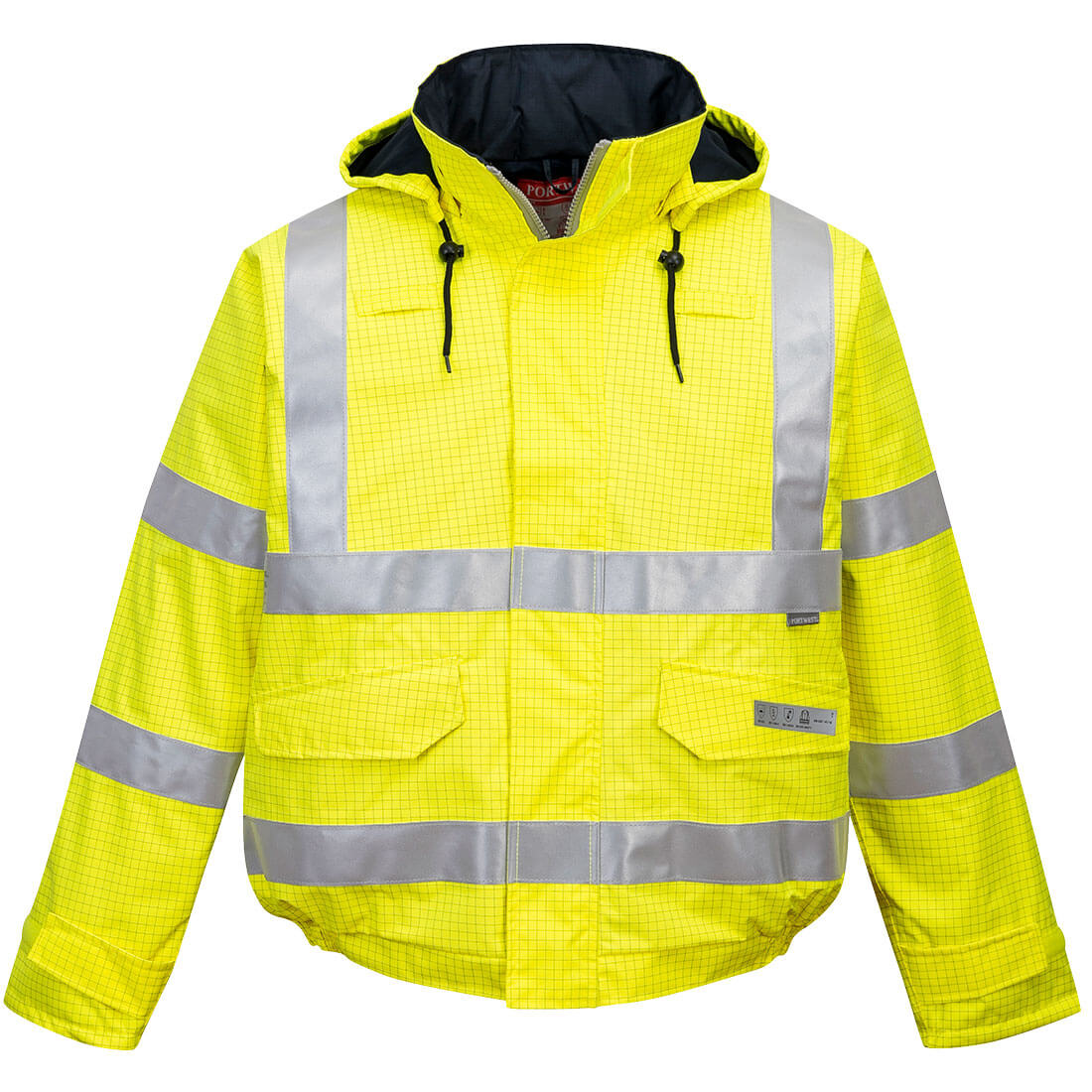 PORTWEST® BIZFLAME RAIN HI-VIZ ANTI-STATIC FR BOMBER JACKET US773