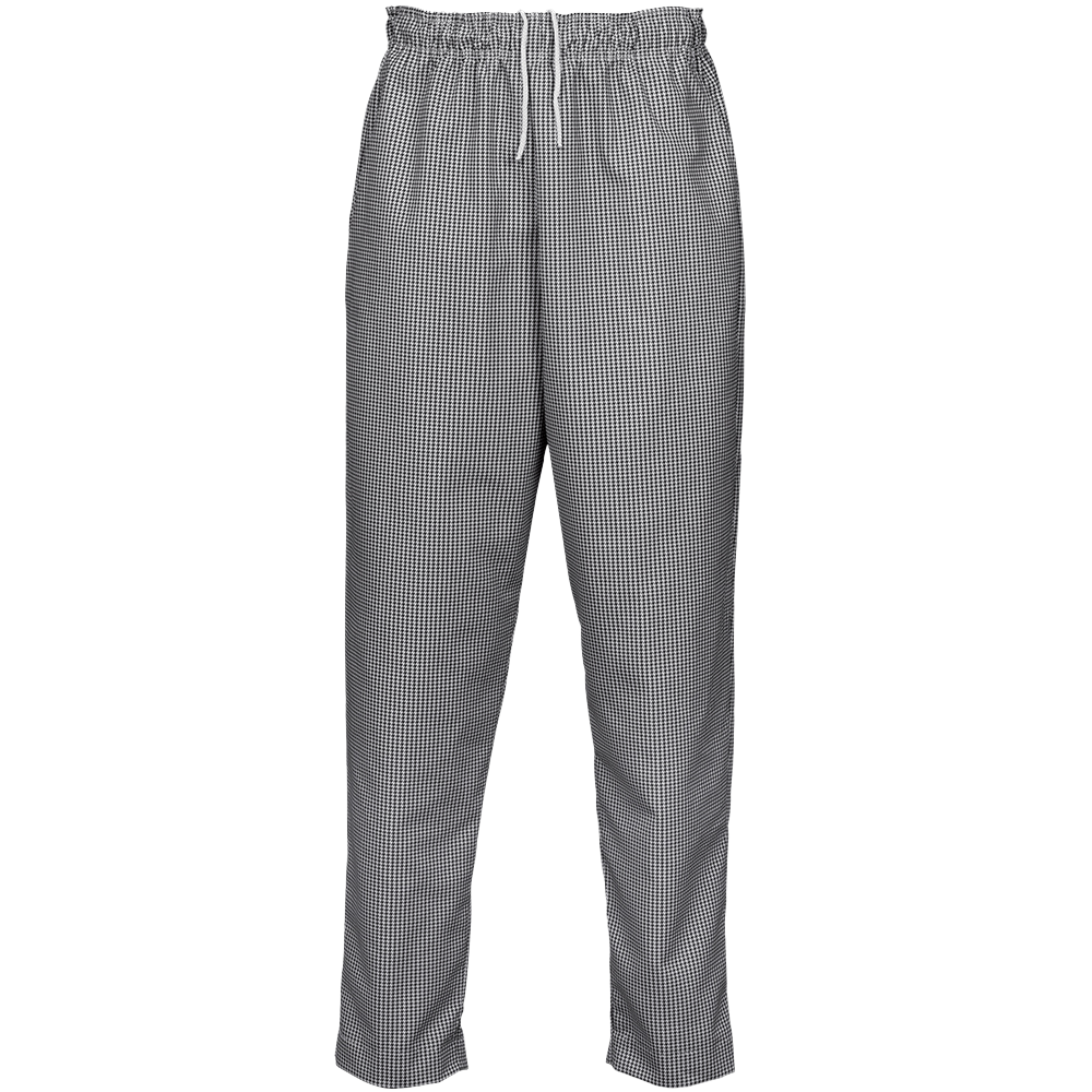 Reed Baggy Chefs Pants Black/White Check K4CP