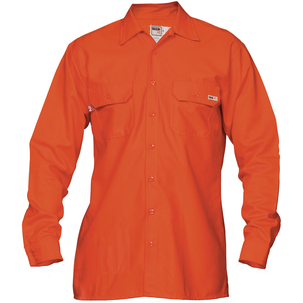 Reed FR 88/12 BLEND LONG SLEEVE SHIRT ORANGE 9886FU7