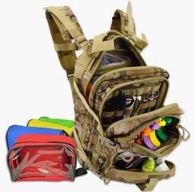 TACTICAL ASSULRT BACKPACK W/TRAUMA BLEEDING FILL KIT PB89-SKM