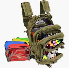 TACTICAL ASSULRT BACKPACK W/TRAUMA BLEEDING FILL KIT PB89-SKM