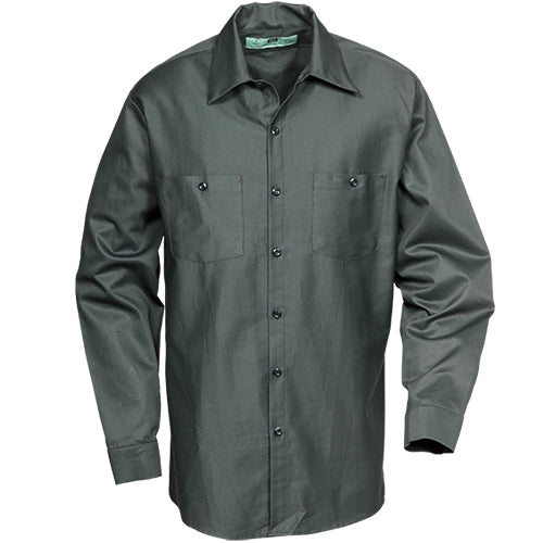 REED 100% COTTON LONG SLEEVE WORK SHIRT SPRUCE 5887