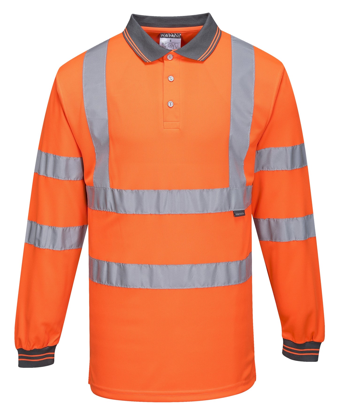 PORTWEST® HI-VIS Long Sleeve Polo CLASS 3 S277