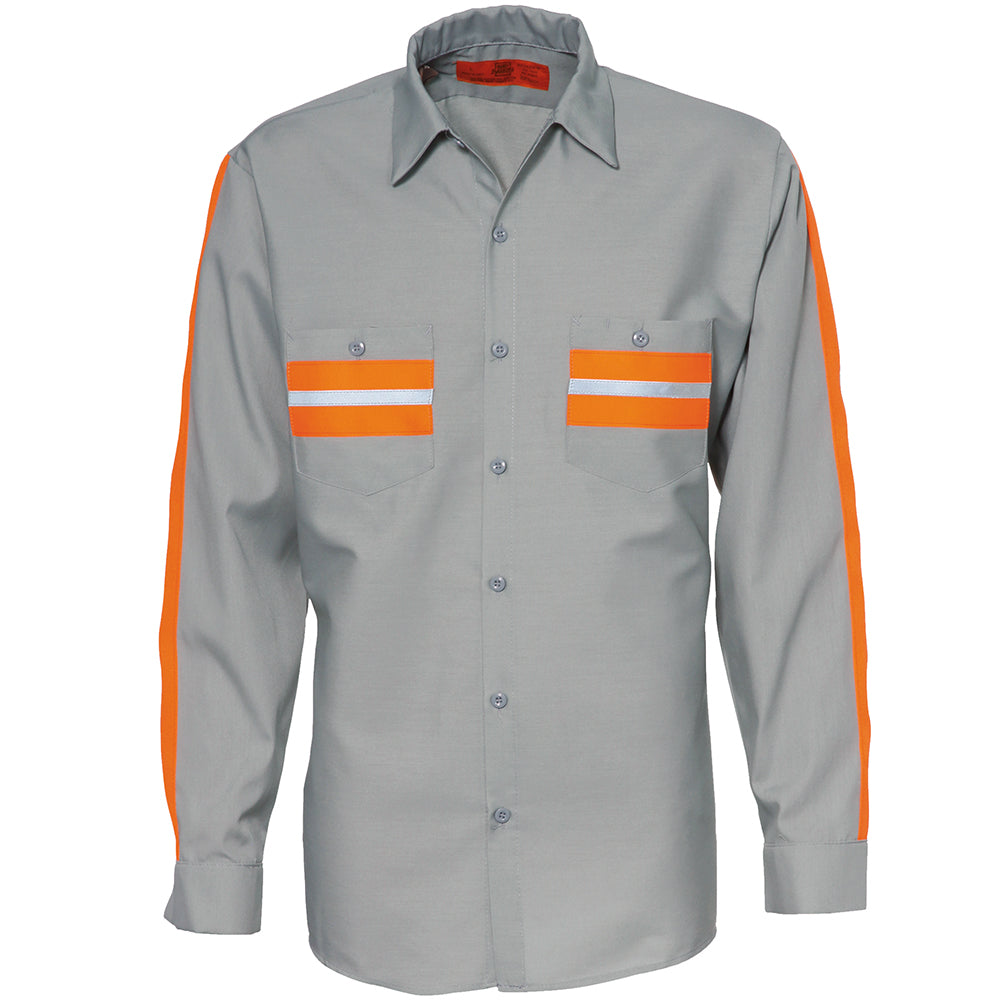 reflective dress shirt Silver Bullet FR Shirt with YSY Reflective Striping