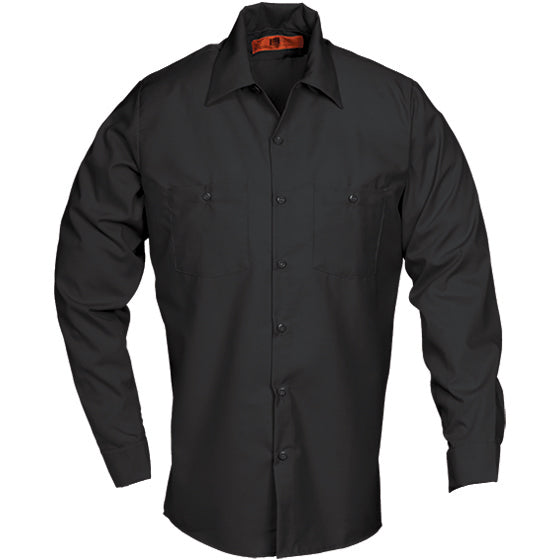 WORK SHIRT LONG SLEEVE BLACK LS6240