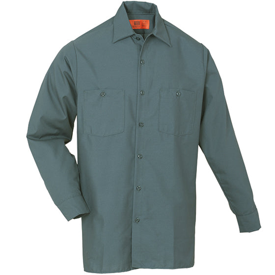 WORK SHIRT LONG SLEEVE LIGHT GREEN LS228