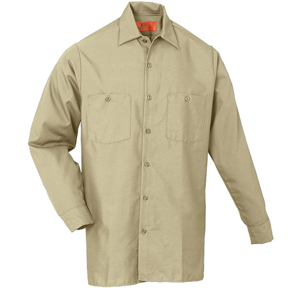 WORK SHIRT LONG SLEEVE LIGHT TAN LS6239