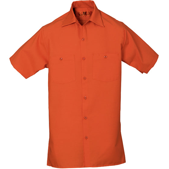 WORK SHIRT SHORT SLEEVE LIGHT ORANGE SS26