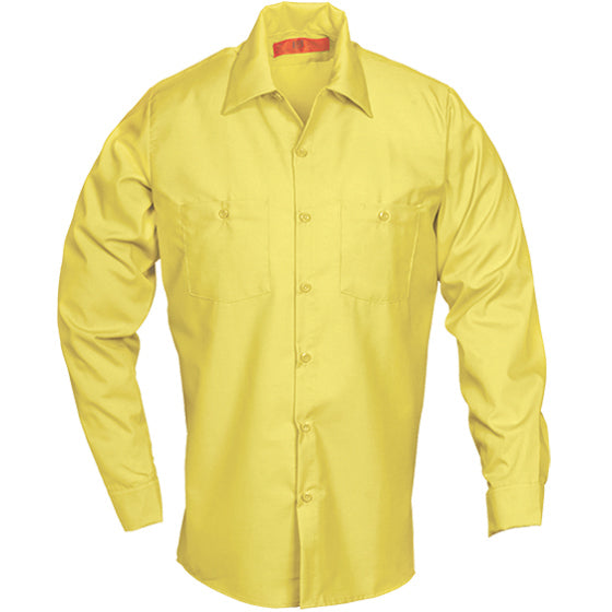 WORK SHIRT LONG SLEEVE YELLOW LS225