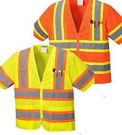 PORTWEST® Augusta Sleeve Hi-Vis Vest CLASS 3 US383