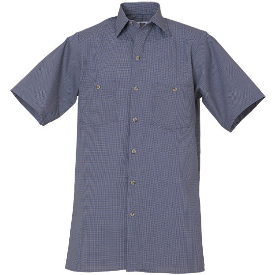 Work Wear Shirts SS Microcheck