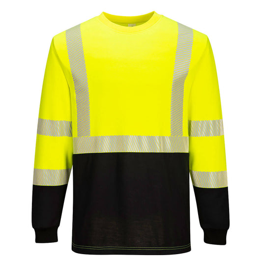 Portwest® Hi Vis Two Tone FR Long Sleeve T Shirt FR709
