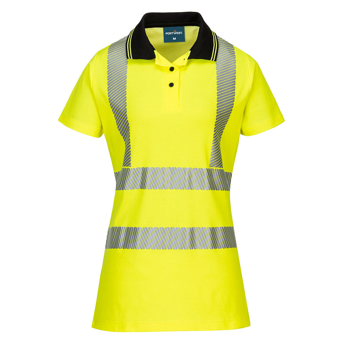 Womans Hi Vis Cotton Comfort Pro Polo Shirt LW72