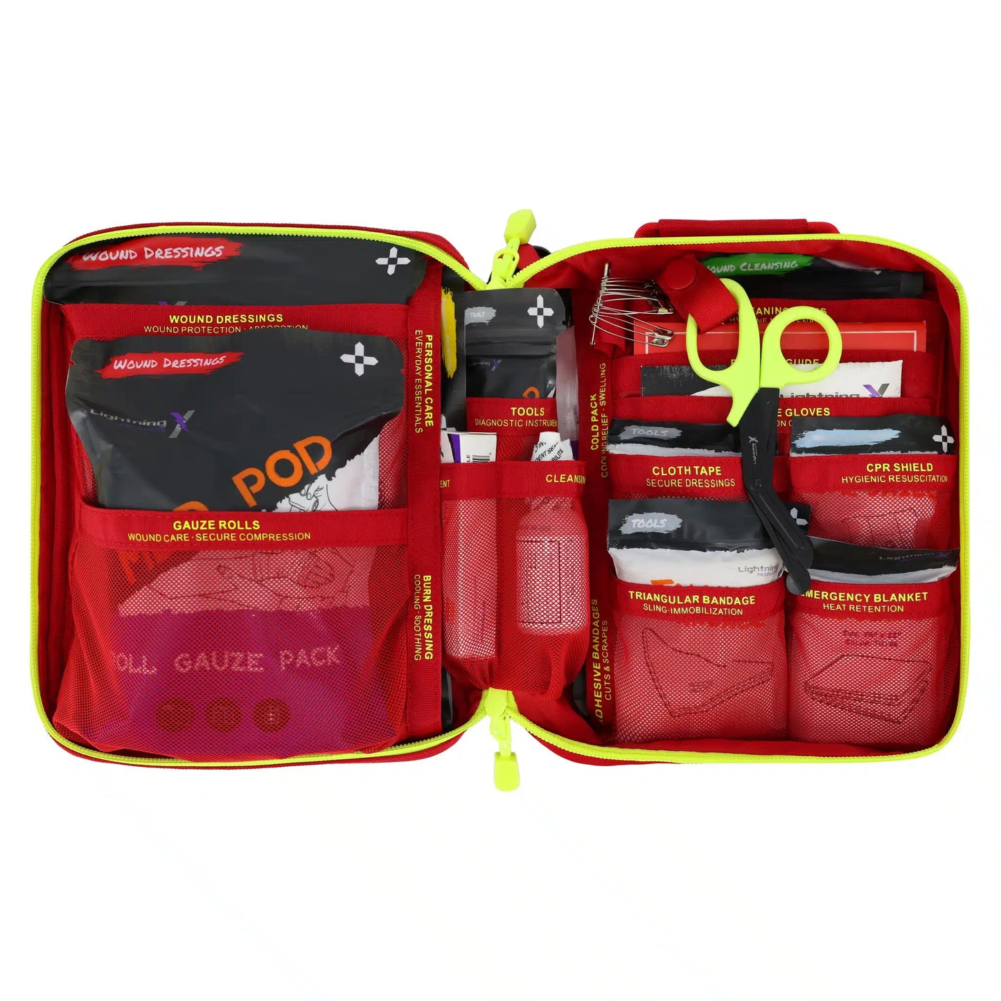 Small Soft Case First Aid OSHA/ANSI Class A Kit LXFAK-SF-A+