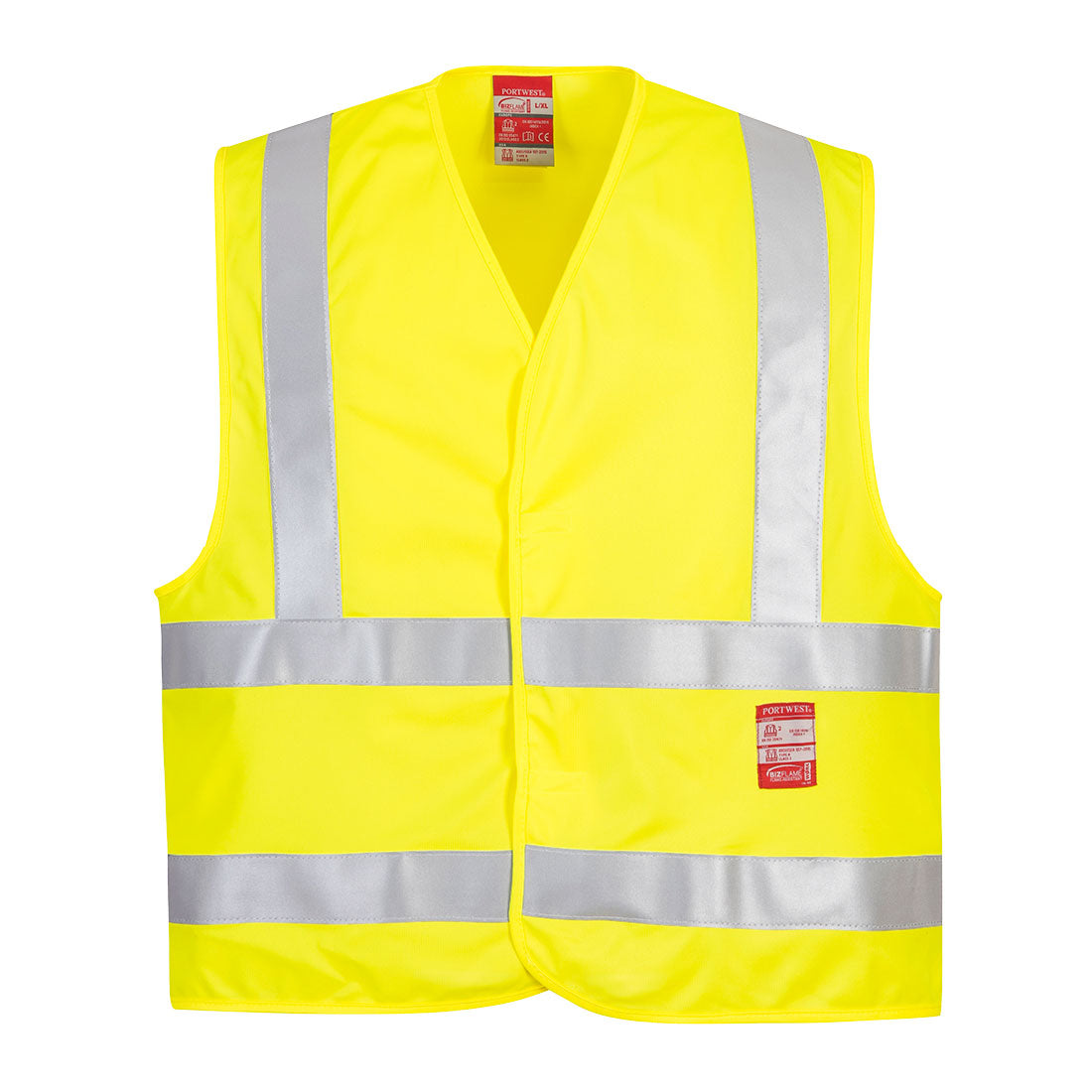 POortwest® Biz-Flame Hi Vis FR Vest FR75