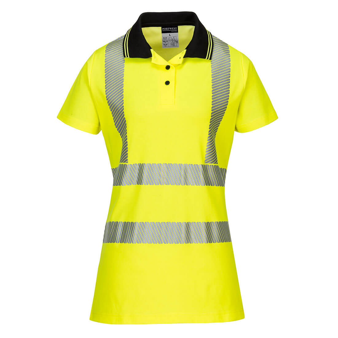 Hi-Vis women’s Cotton Comfort Pro Polo LW72