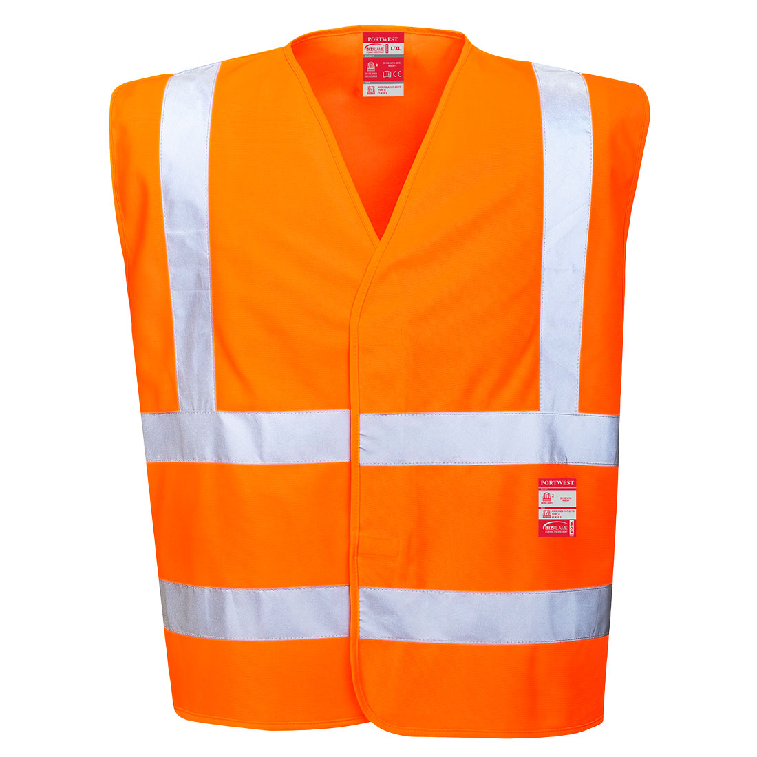POortwest® Biz-Flame Hi Vis FR Vest FR75