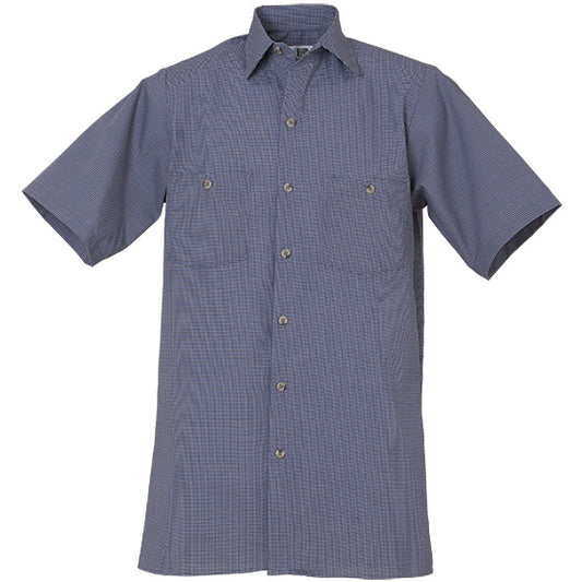 REED SOFT TOUCH MICRO CHECK WORK SHIRT SHORT SLEEVE 699