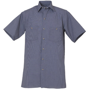 REED SOFT TOUCH MICRO CHECK WORK SHIRT SHORT SLEEVE 699