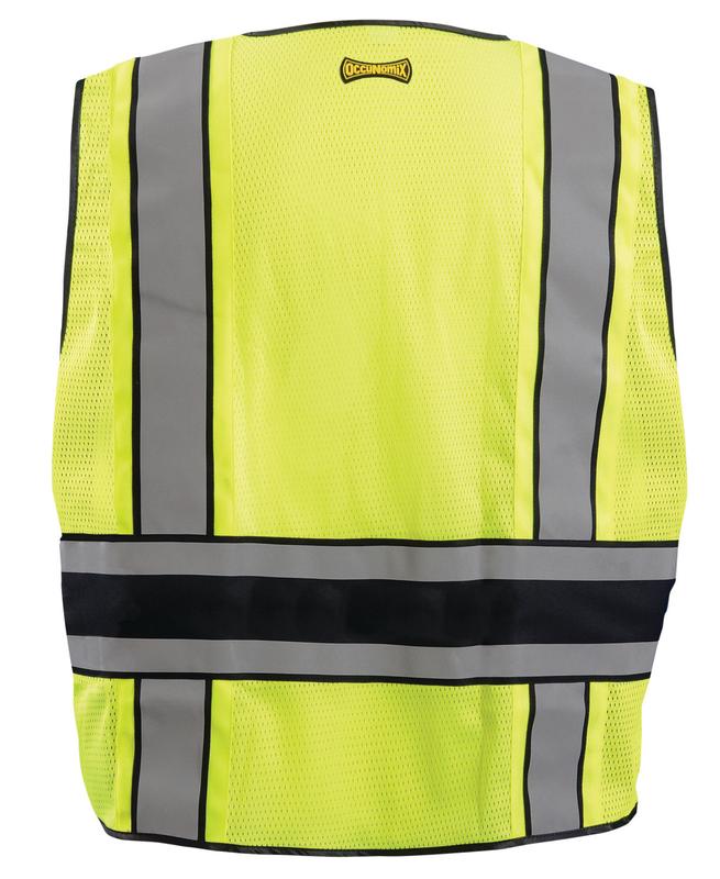 DELUX PLAIN SAFETY VEST LUX DSP DOR