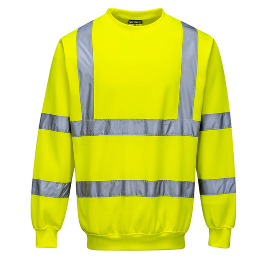 HI VIS SWEAT SHIRT CLASS 3 B303