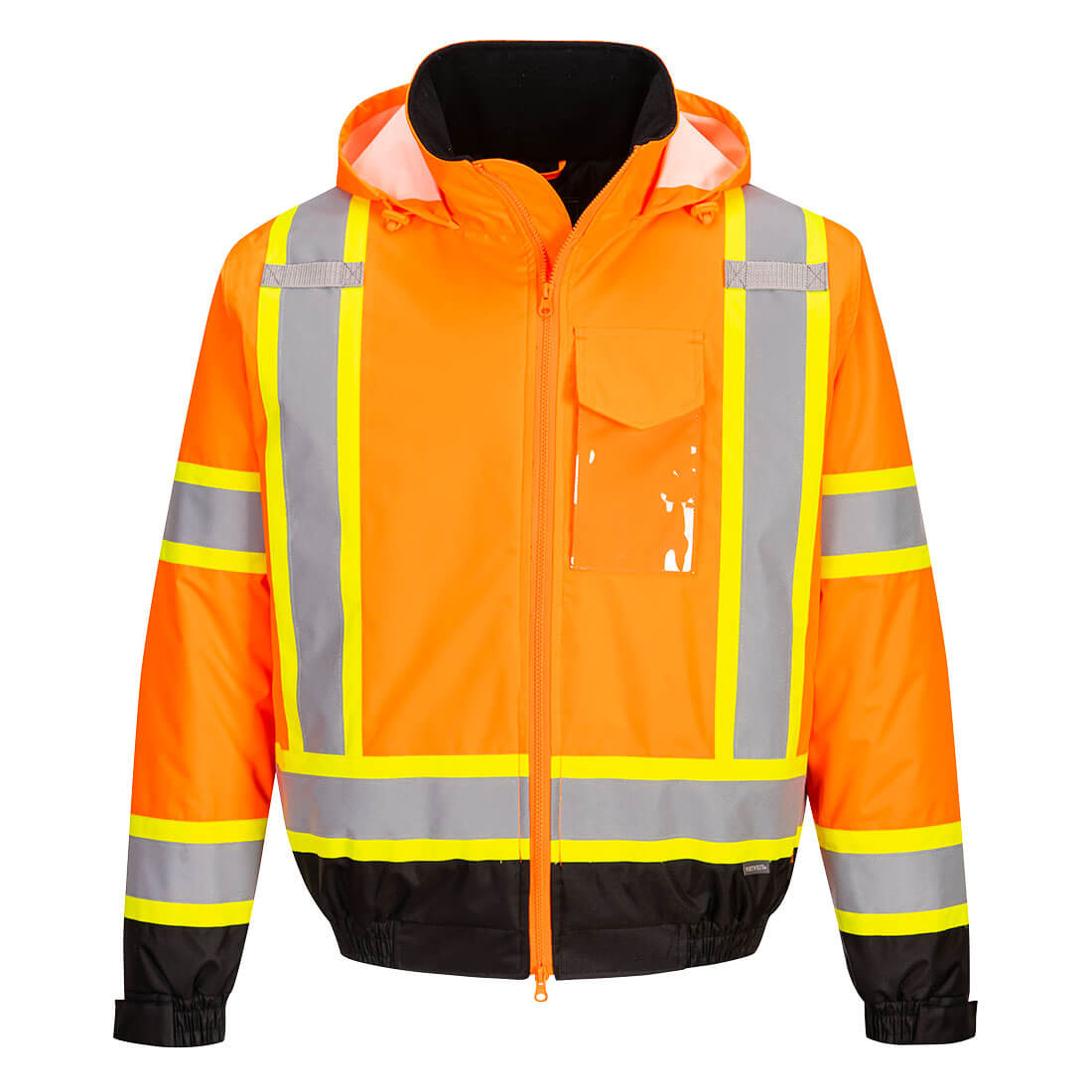 PORTWEST HI VIS “X” BACK BOMBER JACKET CA160