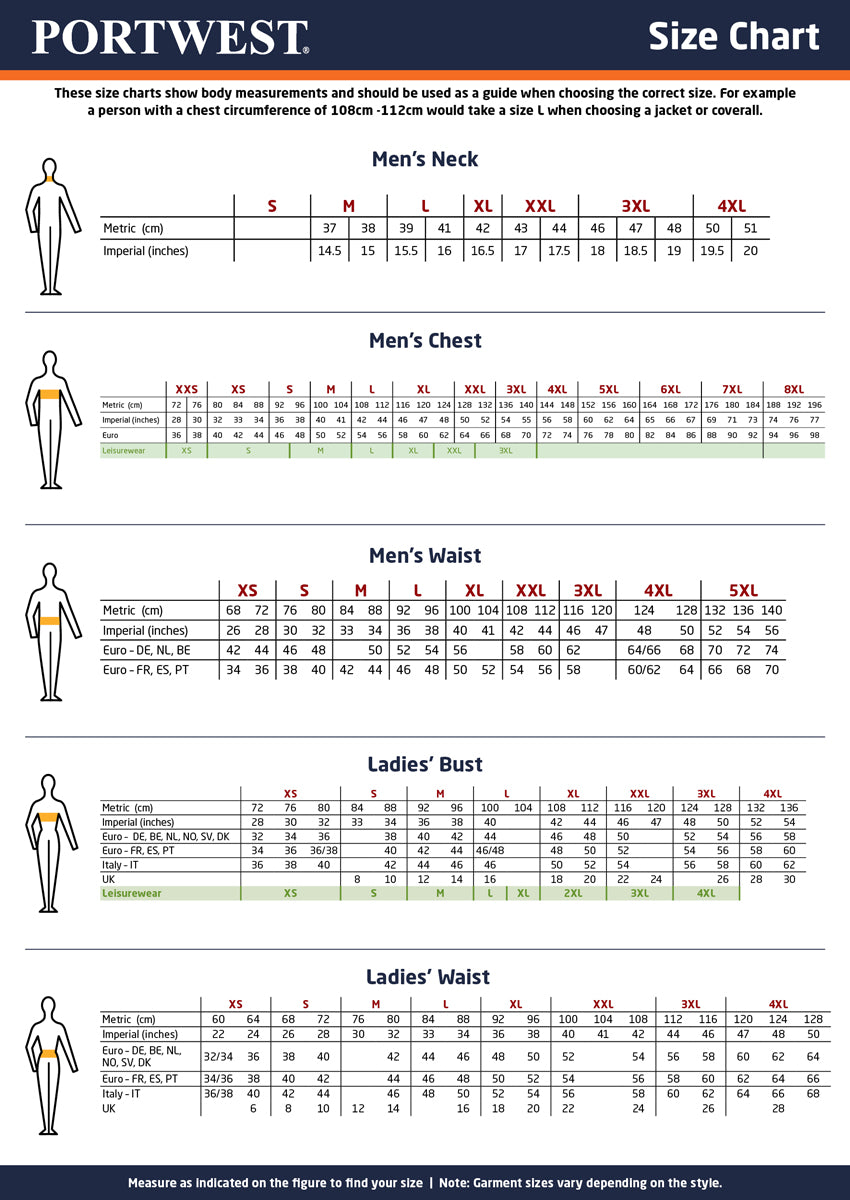 PORTWEST® CONTRAST BIBB & BRACE QUILT LINED S489