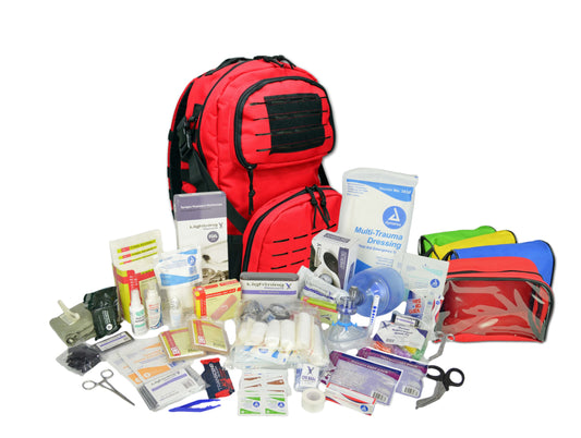 MEDIC BACKPACK WITH POUCHES TRAUMA/BLEED KITS MB45-SKM