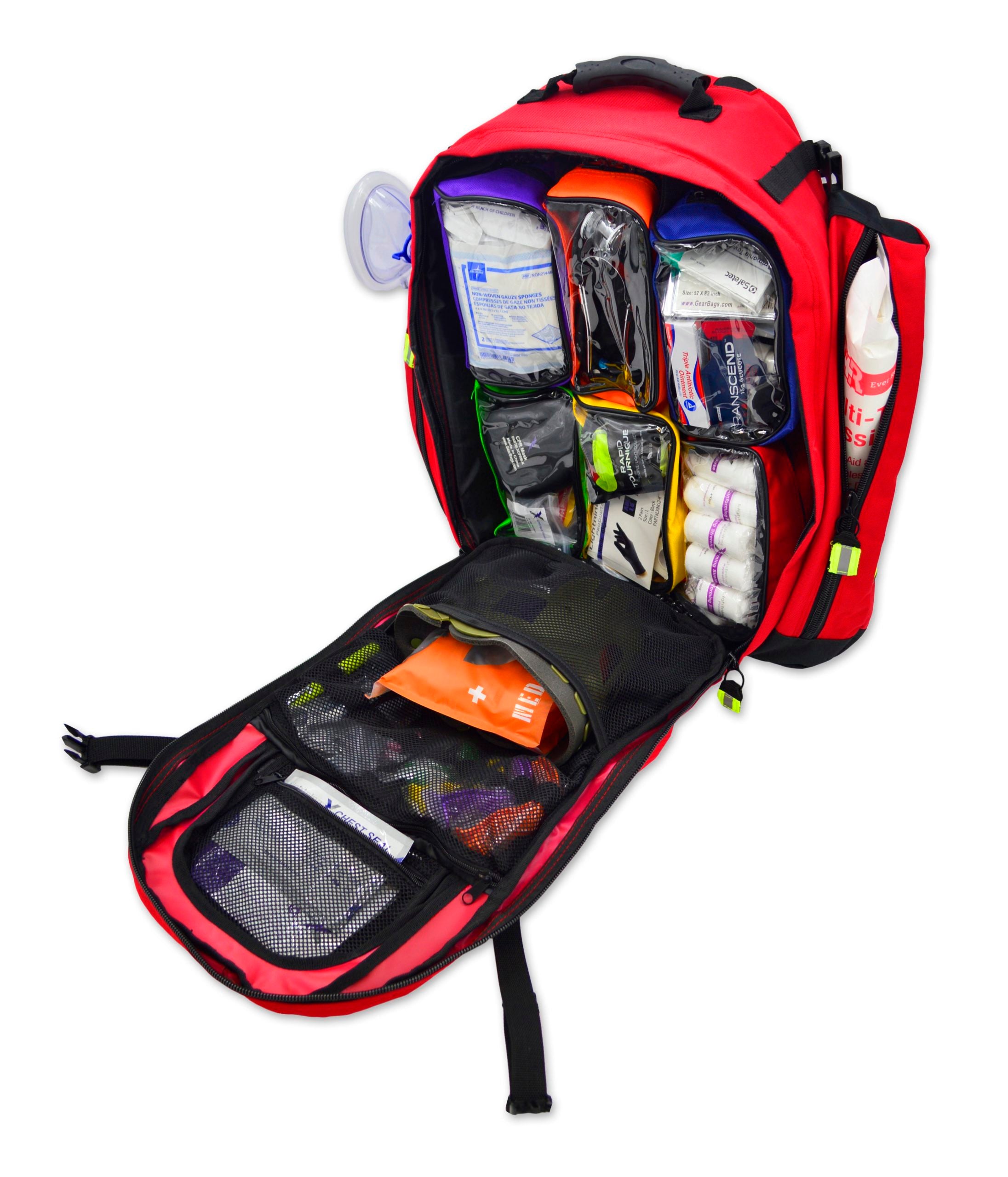 Ems Backpack TAC/MED ALS TRAUMA BACKPACK EMS/EMT FILL KIT C MB60R-SKC – Gulf ...