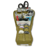 DELUX IFAK  POUCH W.PREM. GUNSHOT TRTAUM KIT FOR ENDTY/EXIT WOUNDS LXPB25-SKX
