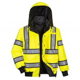 Portwest® HI-Viz Reverssable Bomber Jacket UH449