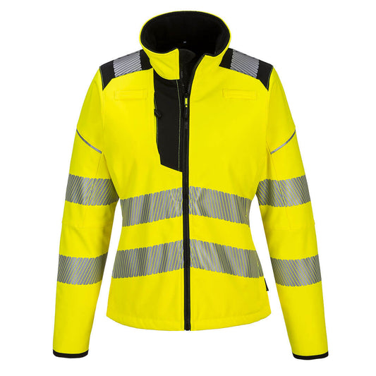 PORTWEST® HI VIS WOMAN’S SOFTSHELL JACKET PW381