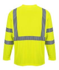 HI-VIS Long Sleeve Pocket T-Shirt CLASS 3 S191