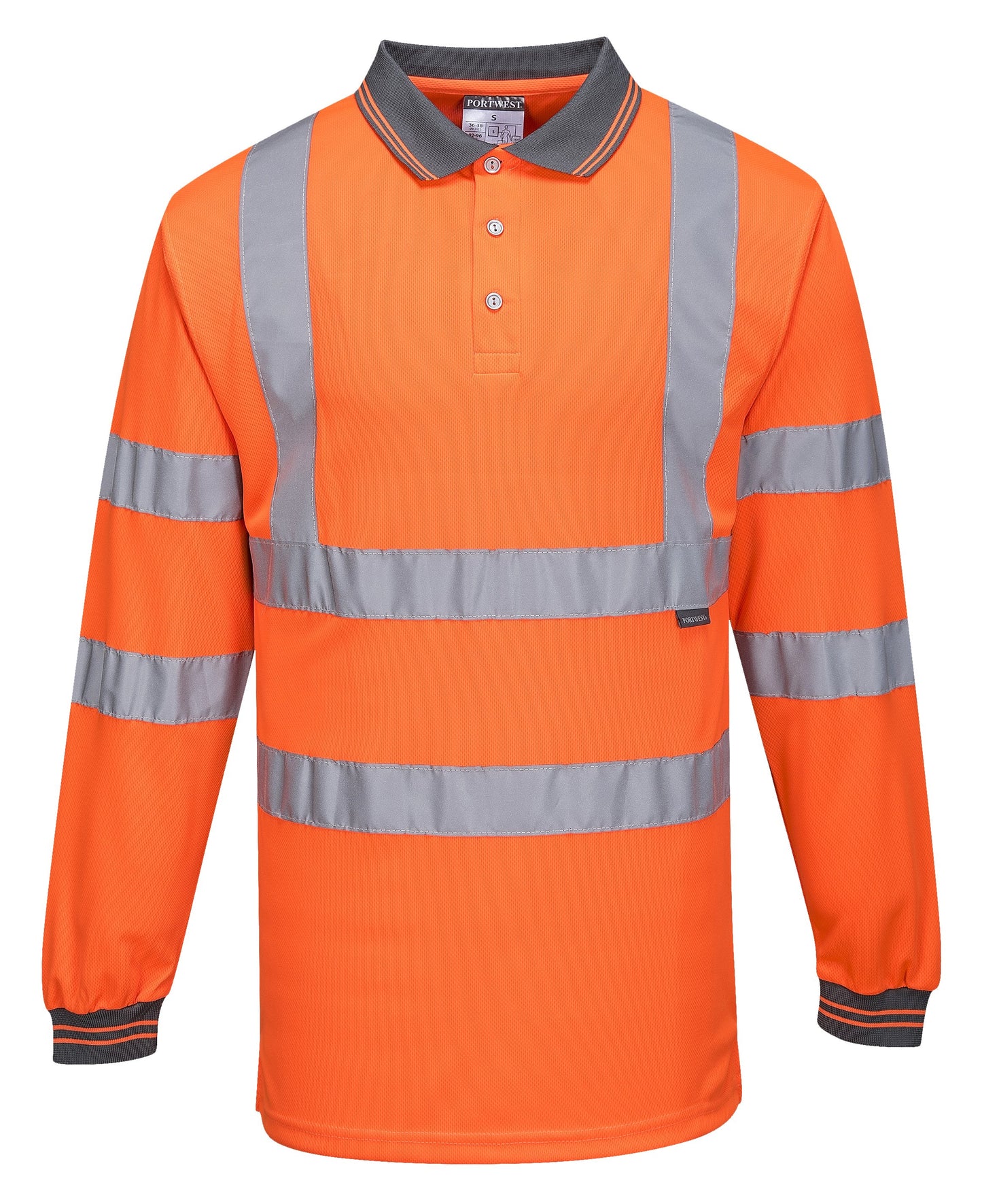 PORTWEST® HI-VIS Long Sleeve Polo CLASS 3 S277