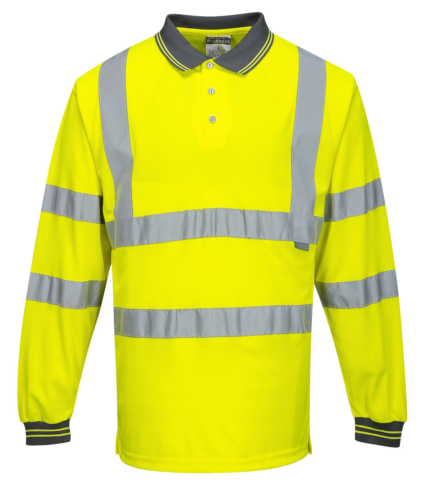 PORTWEST® HI-VIS Long Sleeve Polo CLASS 3 S277