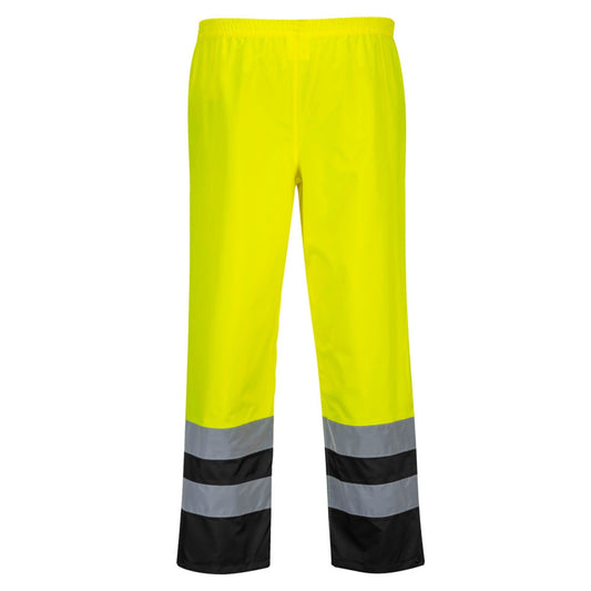 TWO TONE HI VIZ TRAFFIC PANTS S486