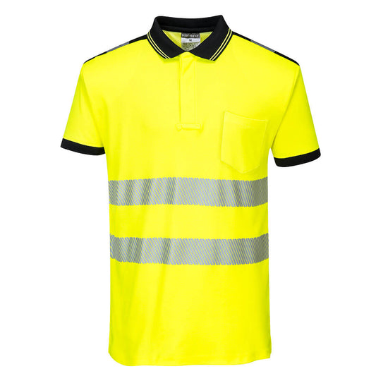 PORTWEST® HI VIS SHORT SLEEVE POLO SHIRT T180