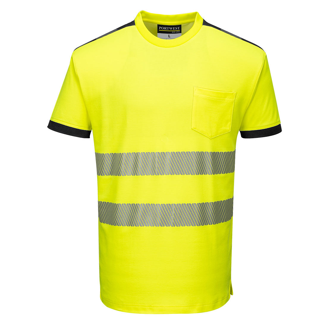 PORTWEST® HI VIZ SHORT SLEEVE T SHIRT T184