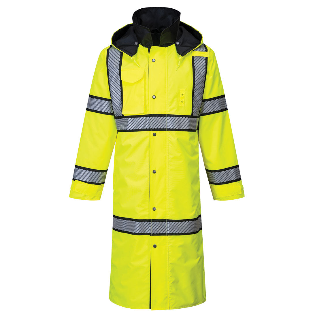 PORTWEST® HI-VIS REVERSIBLE RAIN COAT 48" UH447