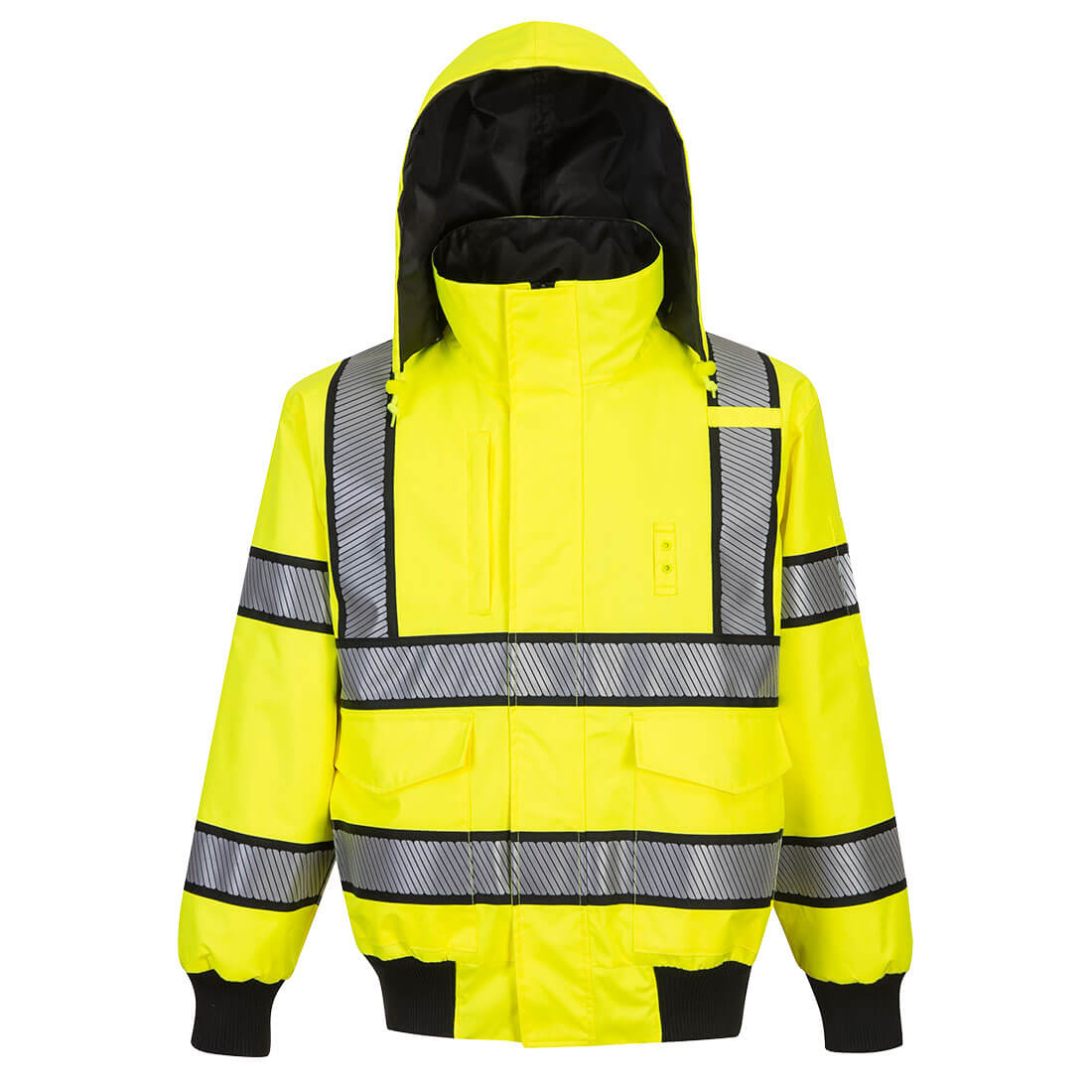 Portwest® HI-Viz Reverssable Bomber Jacket UH449