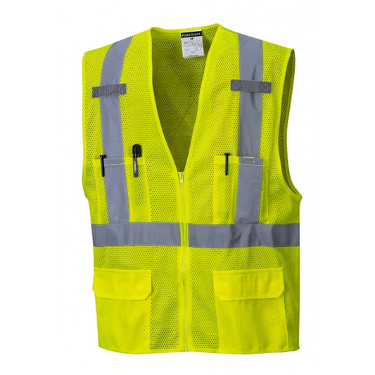 PORTWEST®  ATLANTA HI-VIS VEST US370