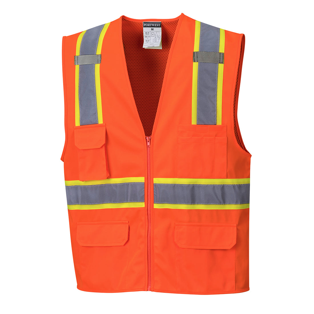 PORTWEST®  Jackson Contrast Hi-Vis Vest US372