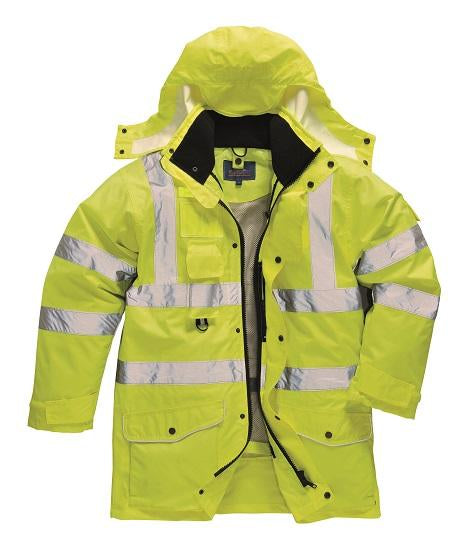 PORTWEST®  7 n 1 Hi-Vis Traffic Jacket US427