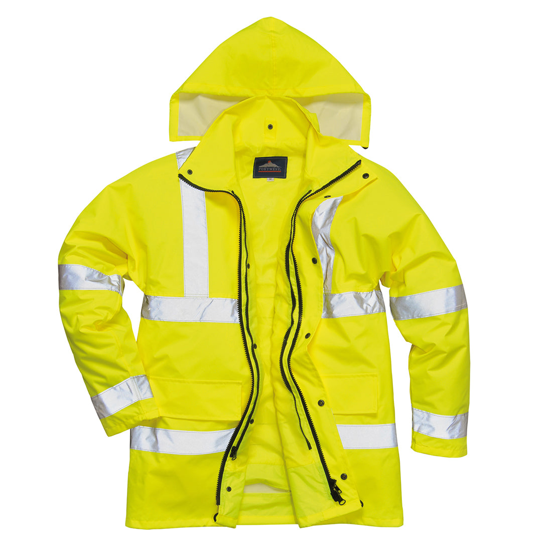 PORTWEST® HI VIS 4 N 1 TRAFFIC JACKET US468